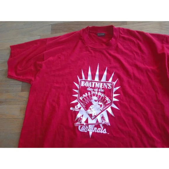 Vintage 90s St. Louis Cardinals 1995 T Shirt Size X-Large - Picture 2 of 9